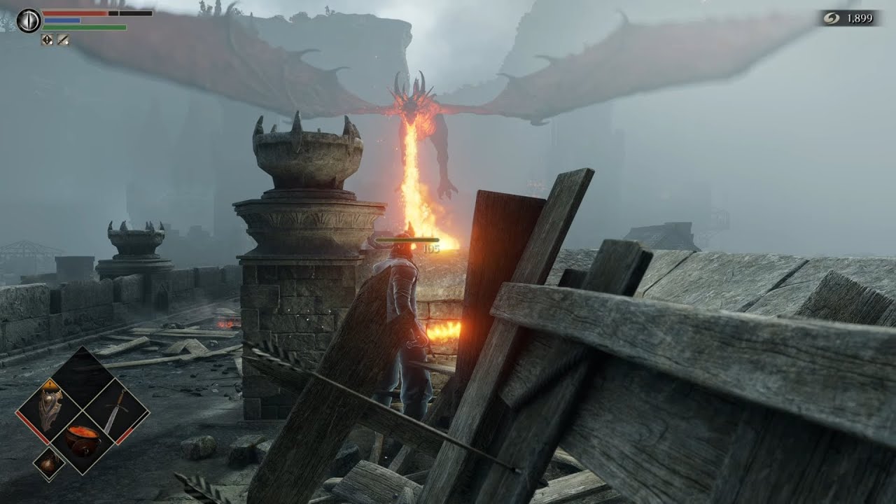 Demon’s Souls Hindi Gameplay Pehla Boss Gir Gaya