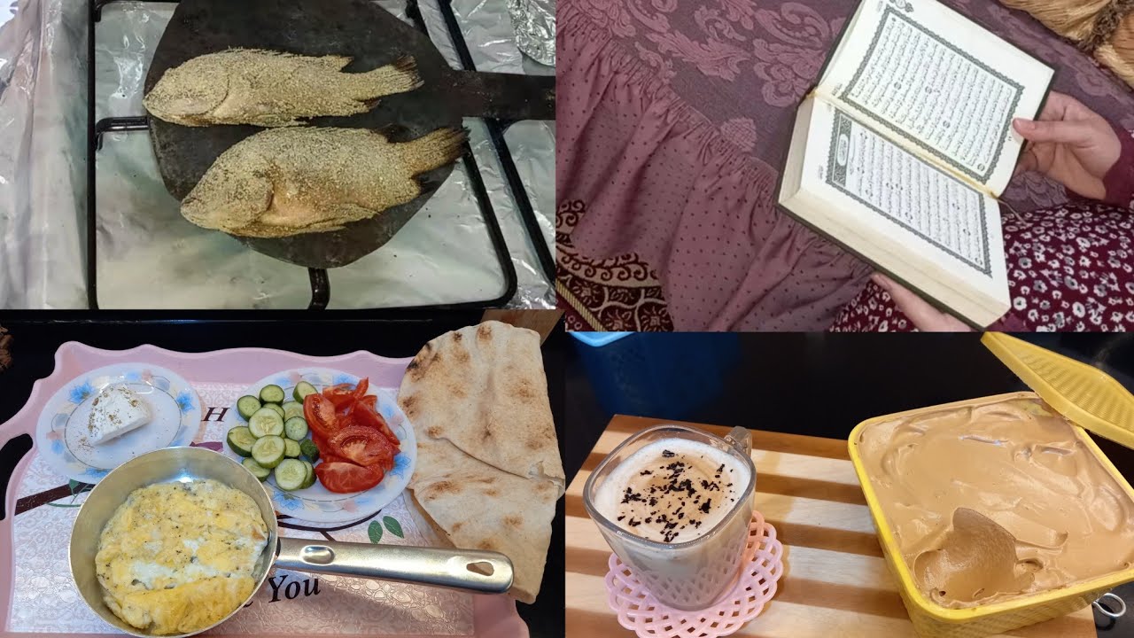 الصحيان بدرى نعمة خلصت كل اللي ورايا في هدوء وعملت احلي كابتشينو واوردر سمك مشوي❤