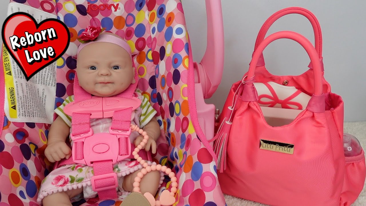 Packing Reborn baby diaper bag for my silicone baby doll Natalie | Reborn Love