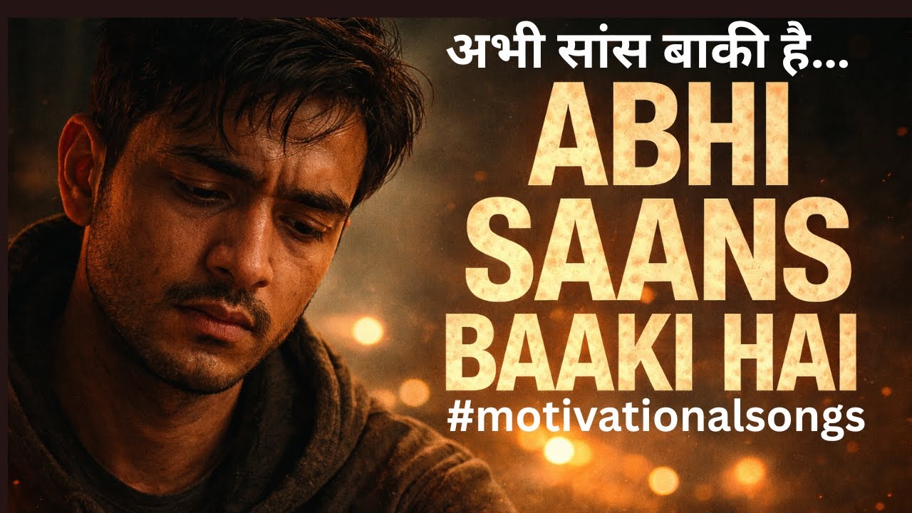 ABHI SAANS BAAKI HAI ❤️‍🔥 #motivationalsong | #love #motivationalquotes #motivational | #hindisongs
