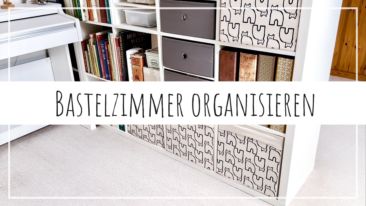 Bastelzimmer organisieren | Papiere + Zeitschriften sortieren | Mini-Roomtour