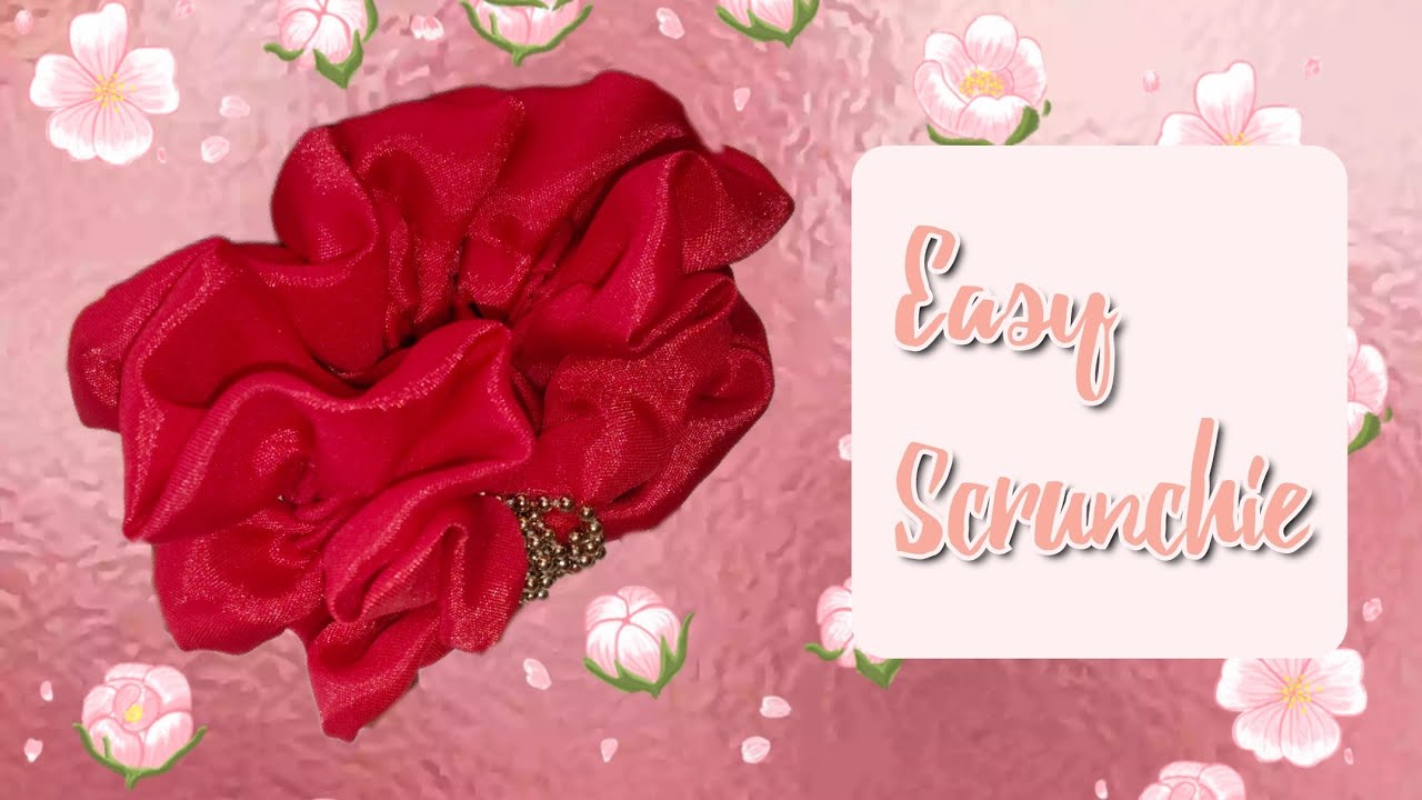 Scrunchie Making At Home | Handmade Scrunchie | Handy Vibes