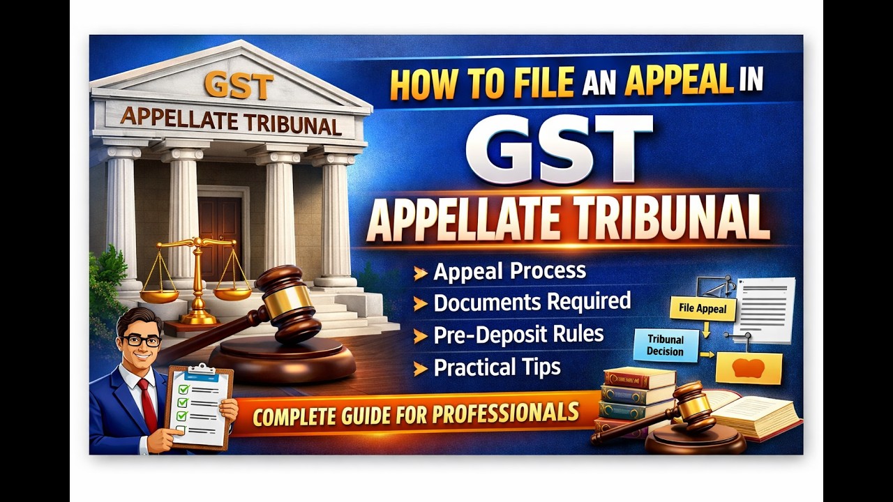 How to File GST Appeal in Appellate Tribunal | Complete Step-by-Step Guide | LearnGSTwithMyGSTHub