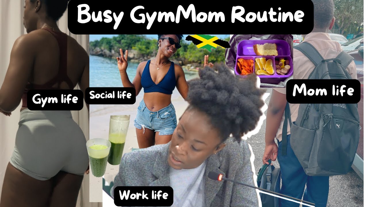Days in the life of Busy Jamaican Mom| Gym,Work and Mom life