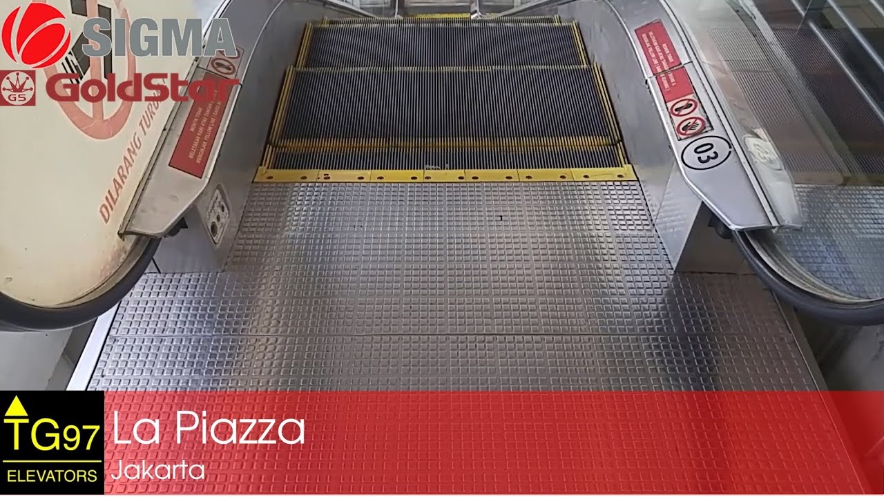 [Escalator Monday] 3 SIGMA Escalators and 1 GoldStar Escalator - La Piazza, Jakarta