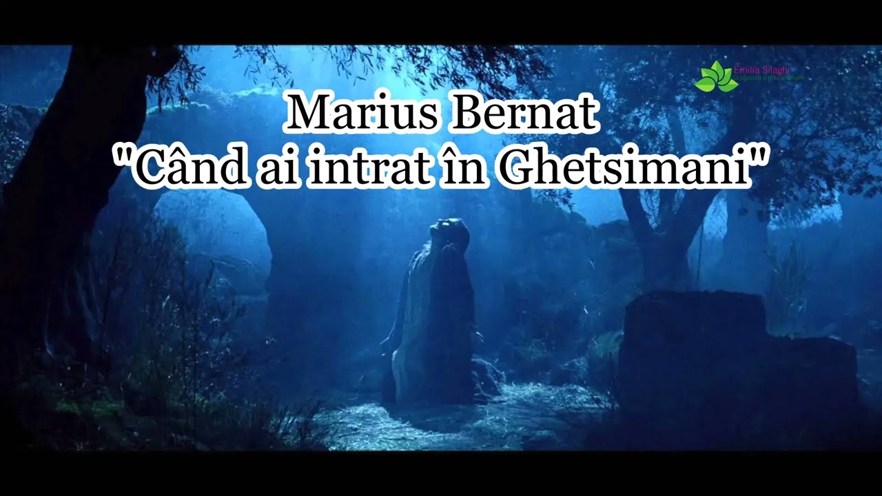 Marius Bernat &ldquo;C&acirc;nd ai intrat &icirc;n Ghetsimani&rdquo;