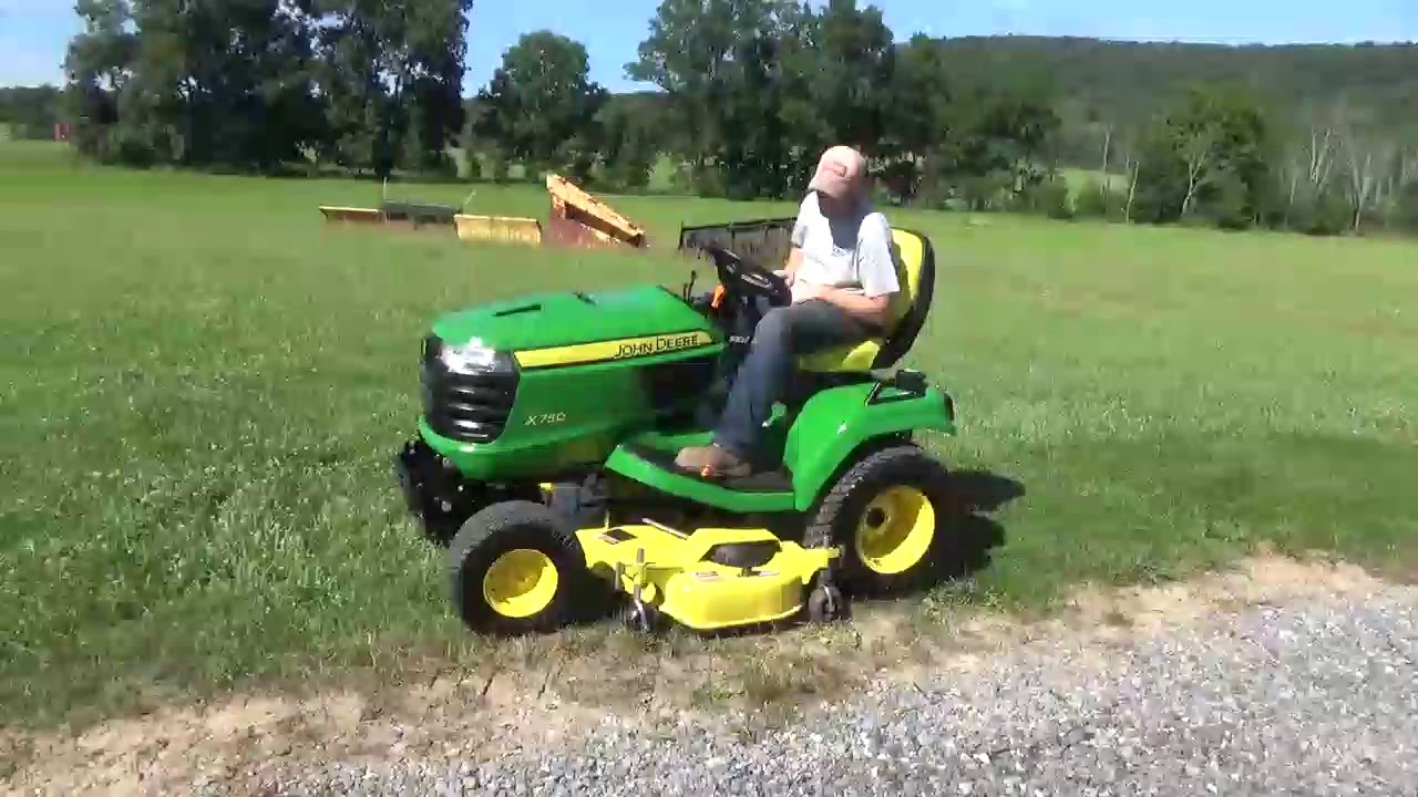 2014 John Deere X750 Lawn And Garden Tractor Yanmar Diesel 54
