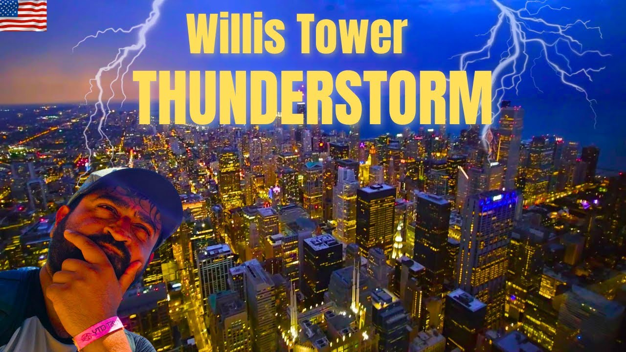 I Went Up Willis Tower During a Thunderstorm 😳 - Day 4