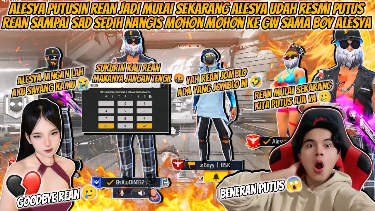 ALESYA PUTUSIN REAN SEKARANG ALESYA RESMI PUTUS REAN SAMPAI SAD NANGIS MOHON2 KE GW SAMA ALESYA !!