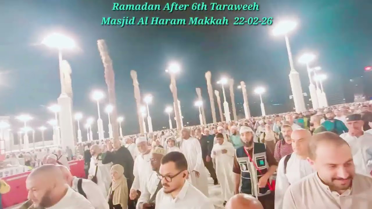 Ramadan 6th Taraweeh #haram #makkah #ramadan26 #ramadan1447 #ksa #ridaa #ssr #makkahramadan 22-02-26