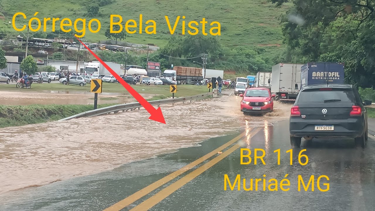 Tromba D' Água Em Muriaé MG dia 10 Fevereiro 2026 entre 100 mm a 200 mm
