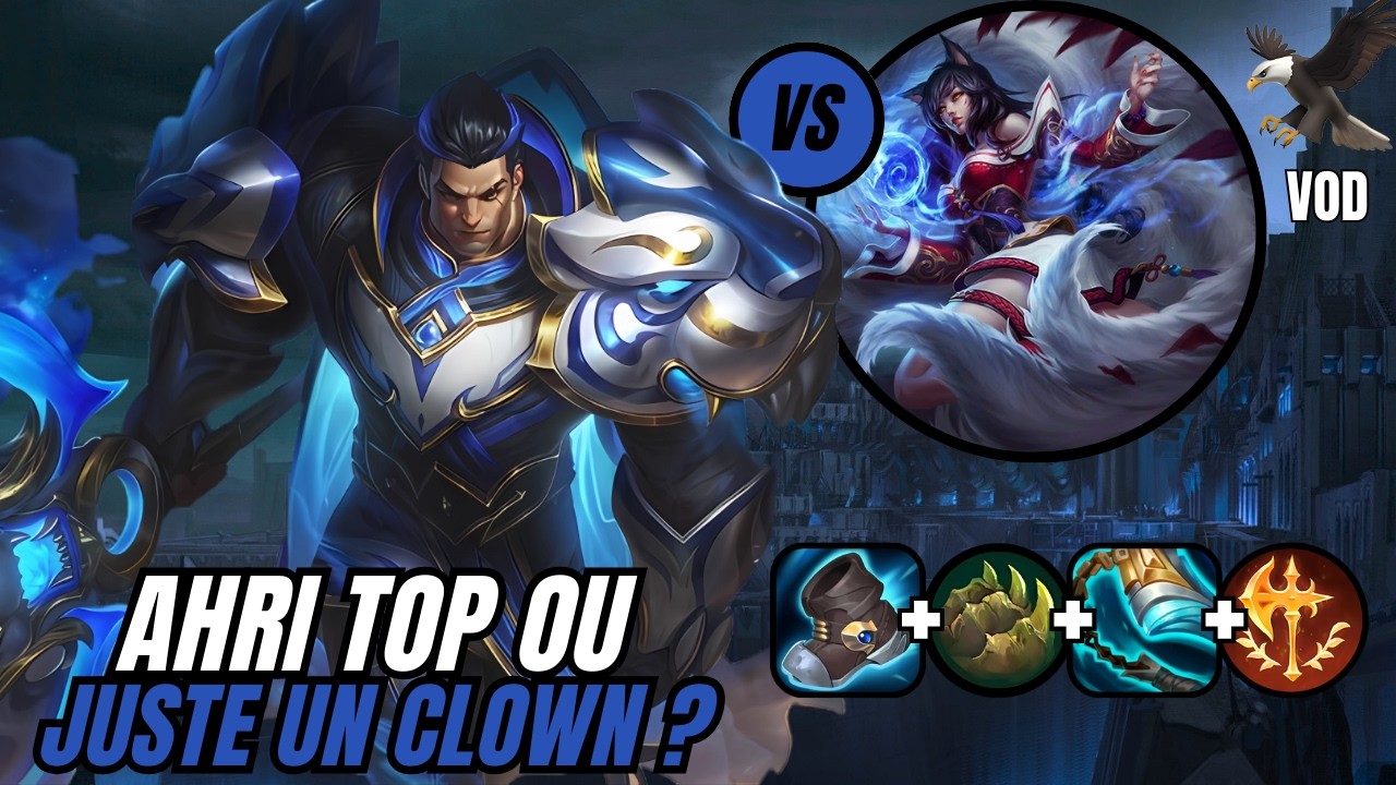 AHRI TOP OU JUSTE UN CLOWN ?? - SoloQ Master - Darius vs Ahri
