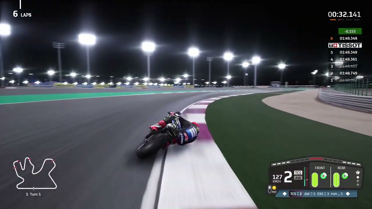 Losail Qatar Hot Lap + Yamaha Setup (1:49.150) - MotoGP 22 PC