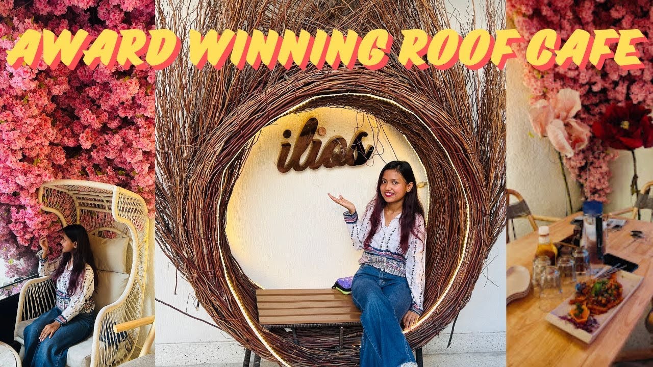 Best roof top cafe in delhi || ILIOS cafe || Rajouri Garden || best for party & shoot @ilios