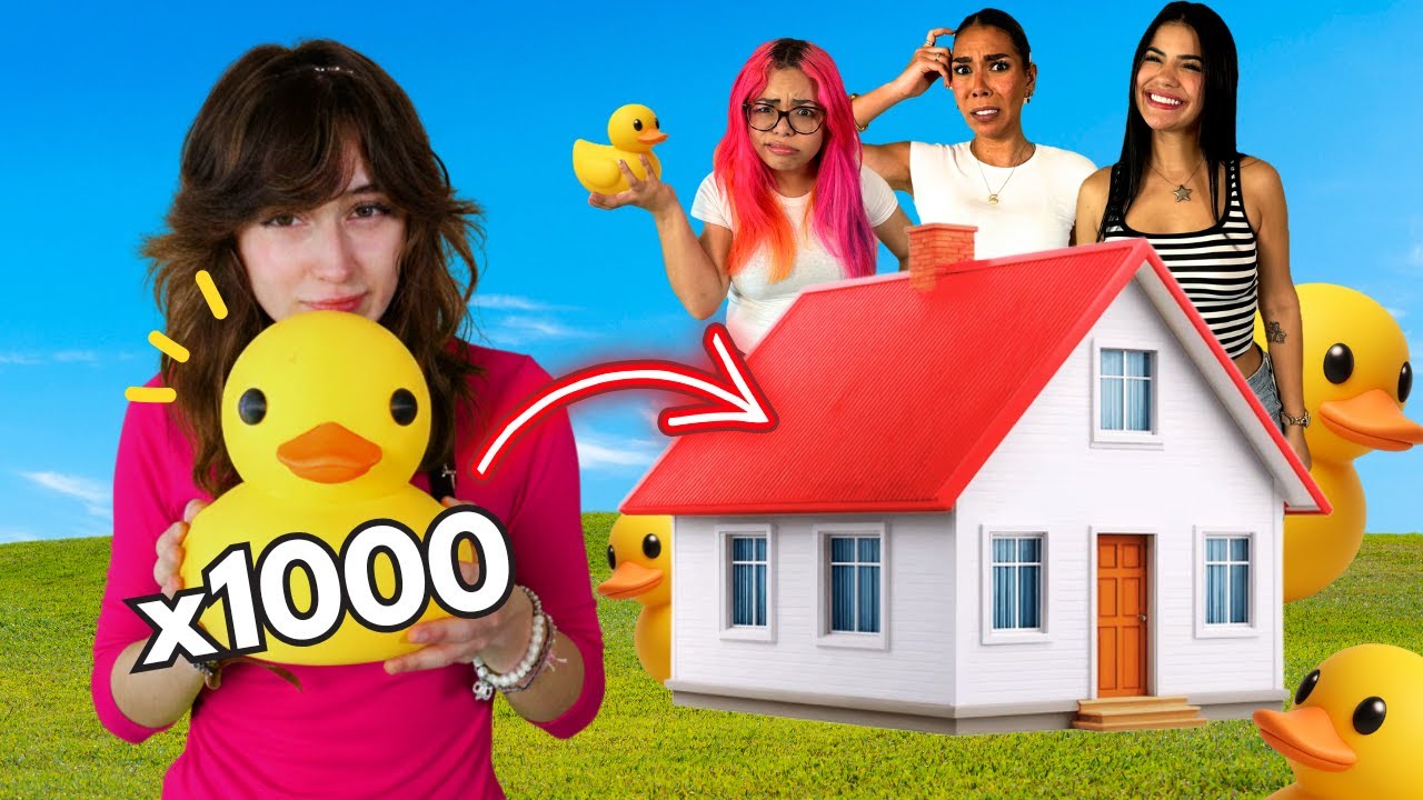 Escondi 1000 PATITOS por TODA LA CASA | Liza Baez #proyectomagenta