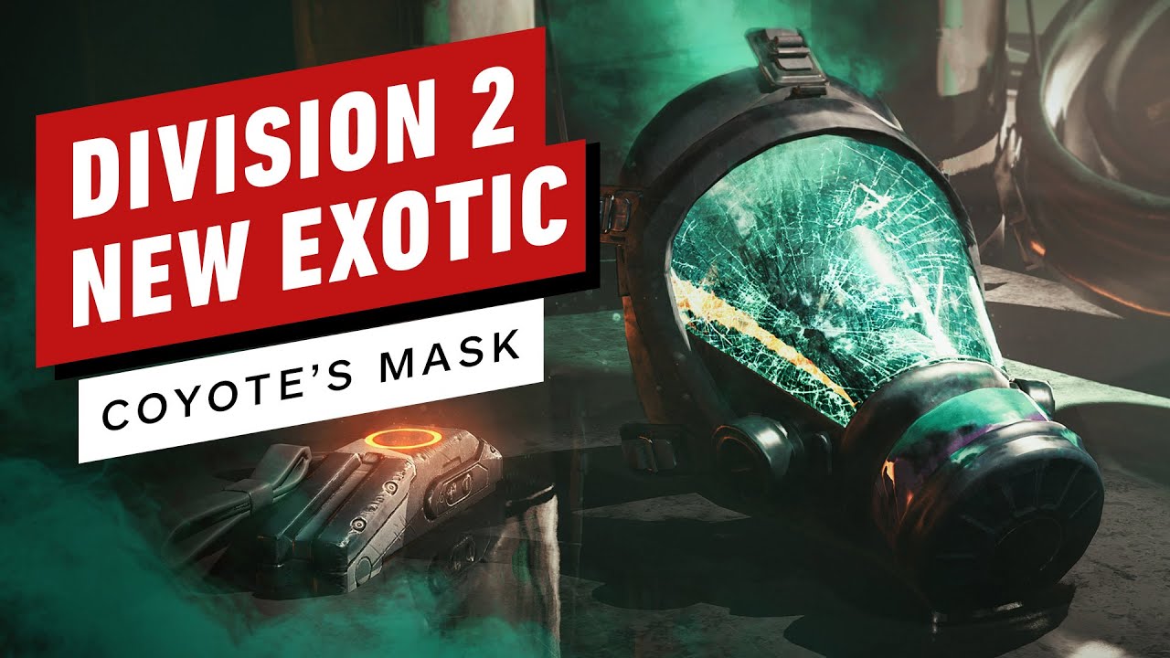The Division 2 Warlords of New York Exotic Coyote's Mask Perks Revealed