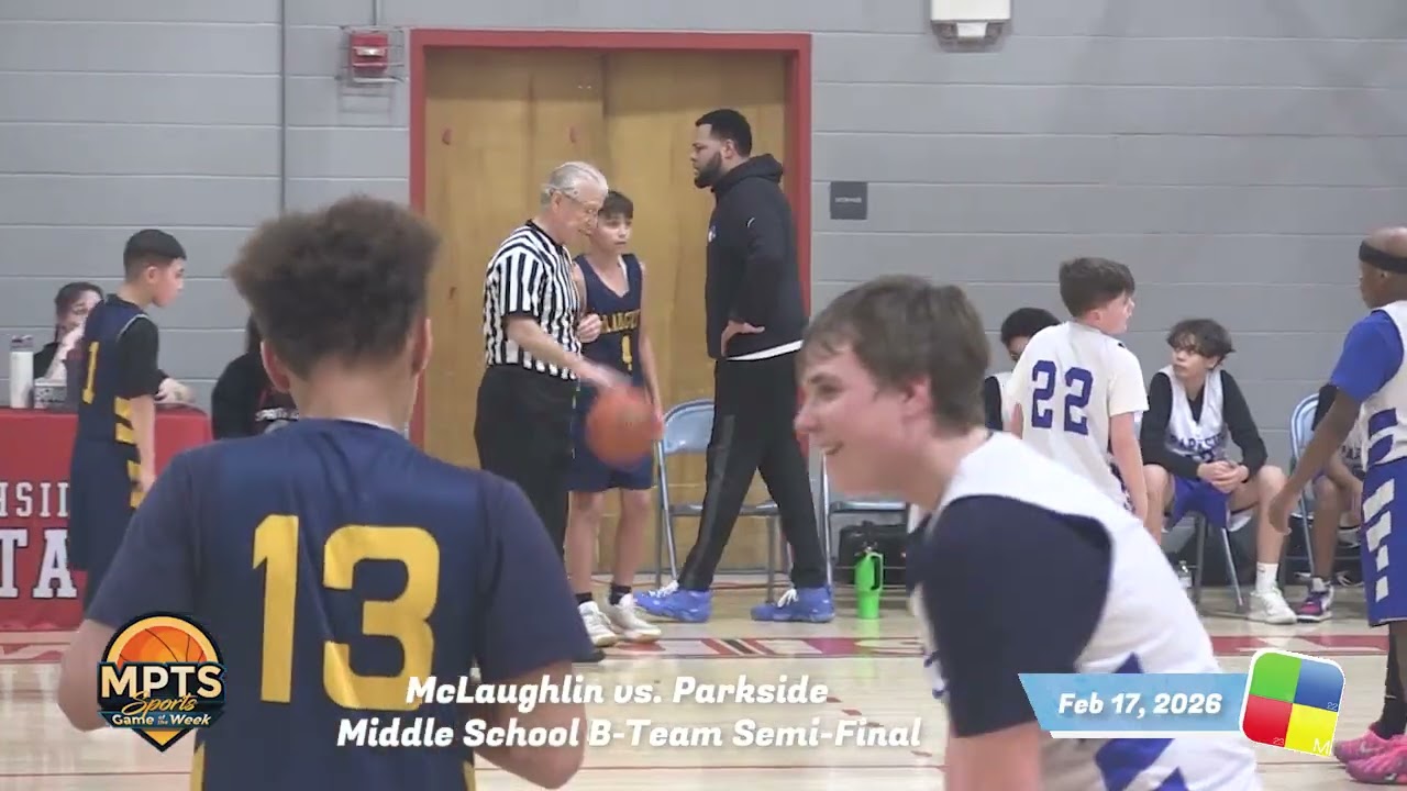 Boys Basketball, Parkside vs. McLaughlin, Middle School B-Team Semi-final, 2/17/26