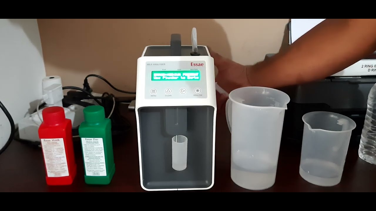 Essae Milk Analyser MA-815ABS Manual Cleaning  and Shutdown Process (Kannada Version)
