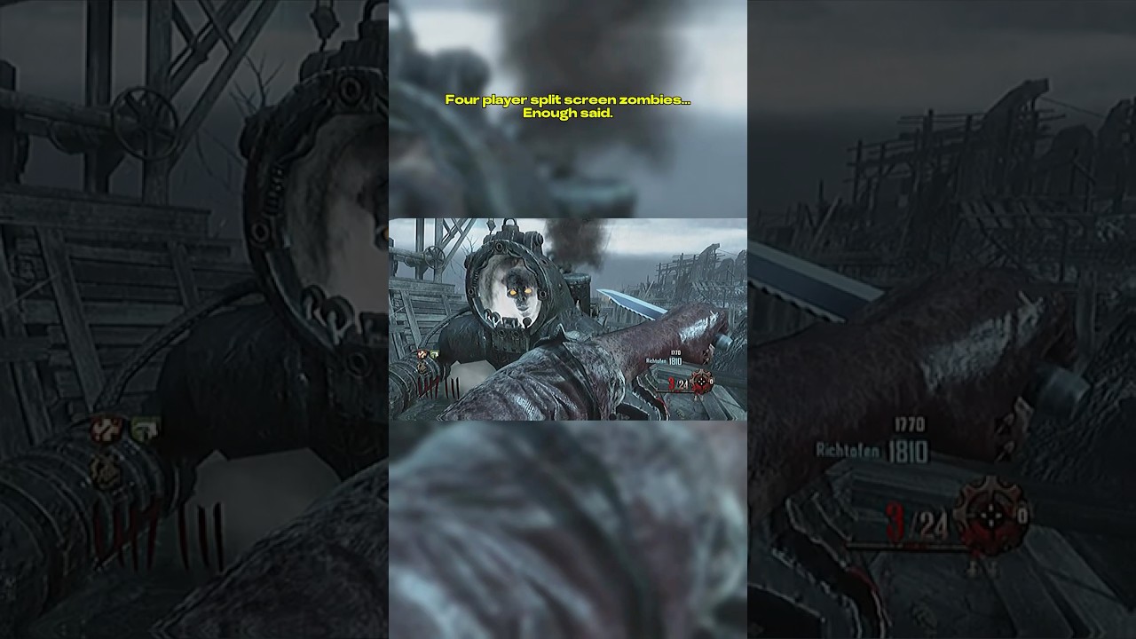Four player split screen zombies… 