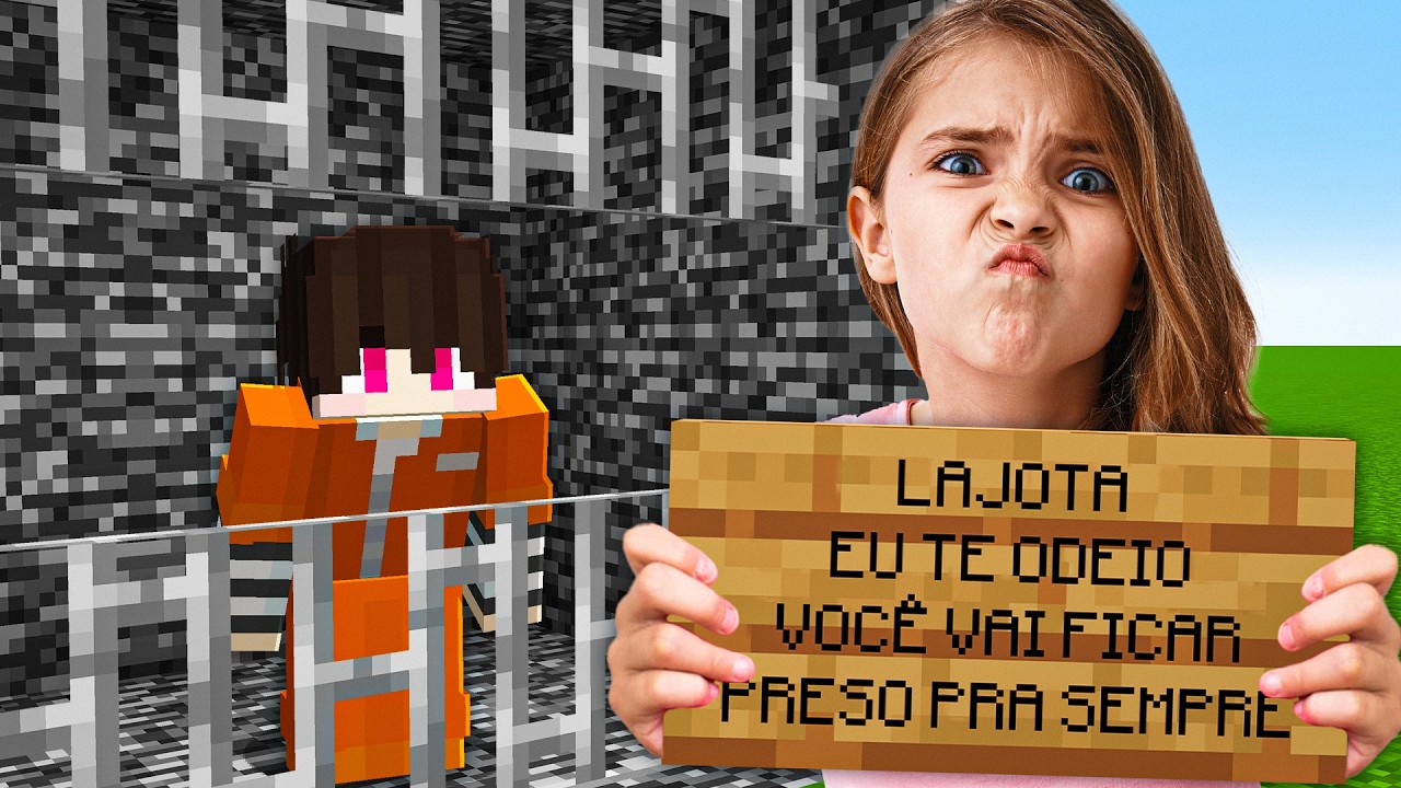 UM INSCRITO ME PRENDEU NUMA PRISÃO FEITA POR ELE NO MINECRAFT