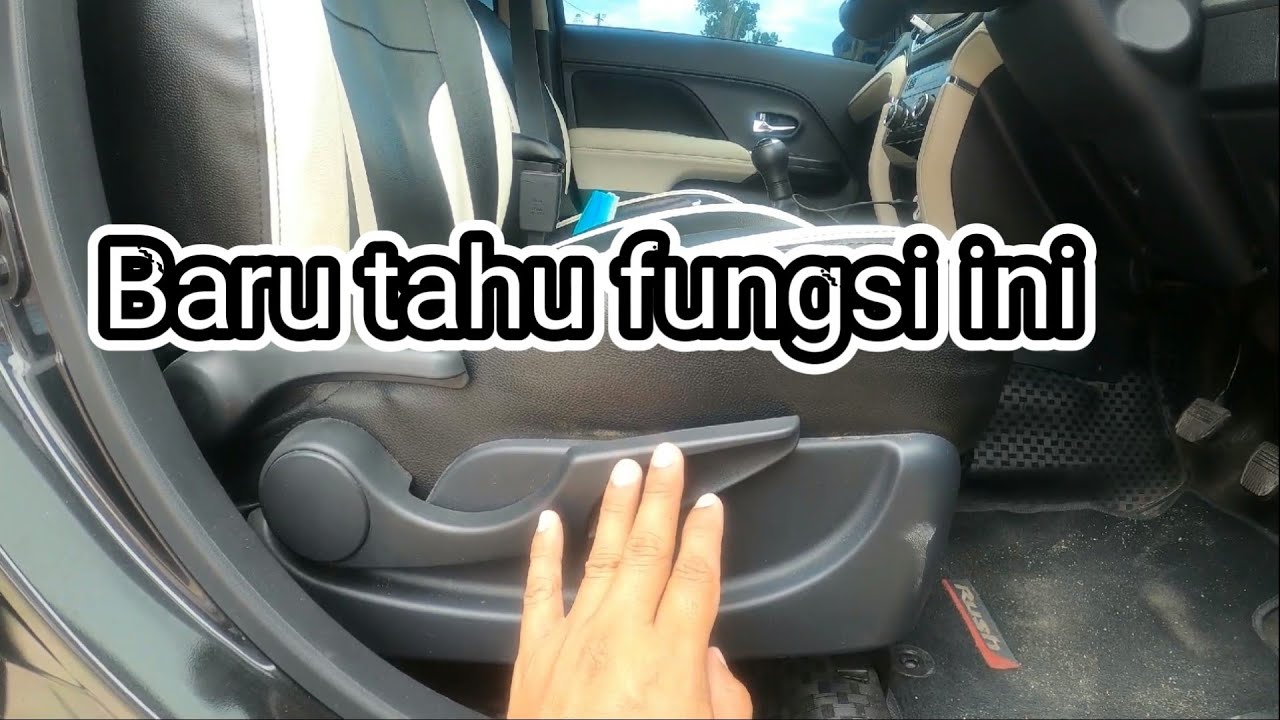 Fungsi tuas di bawah kursi driver mobil