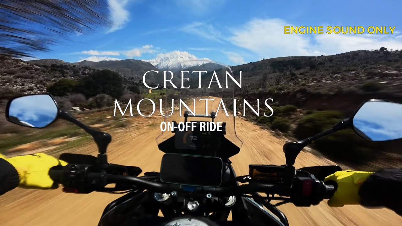 Με το CF στα βουνά της Κρήτης | CFMOTO 450MT | Pure Sound