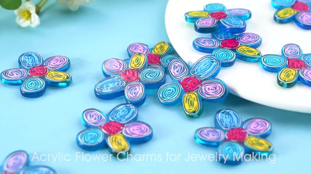 Transparent Acrylic Pendants(KY-T022-32)#pandahall #pendant #acrylic #jewelrymaking #jewelry #charms