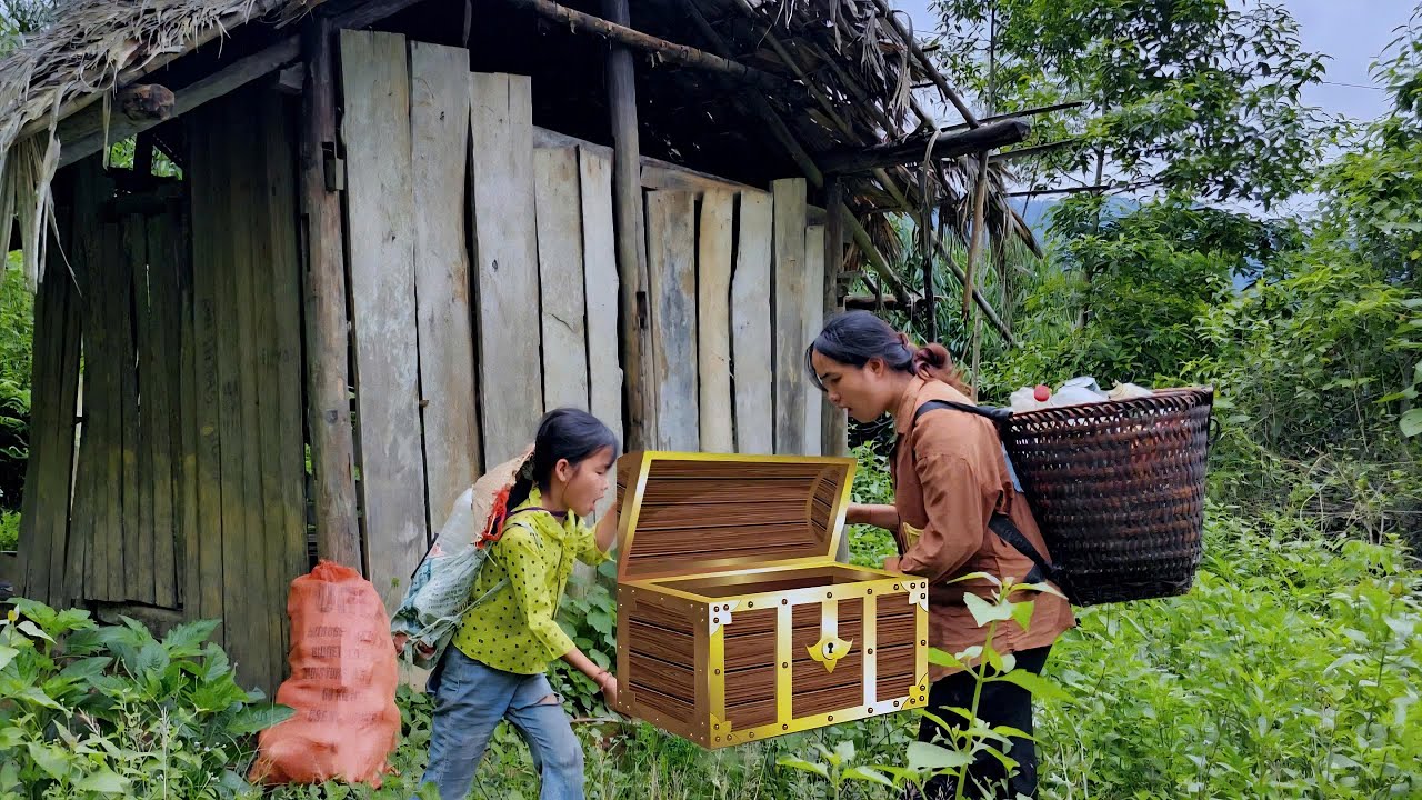 Found mysterious chest containing many valuable items in Dilapidated house - Cooking Cake