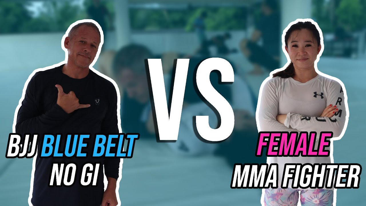 BJJ Blue Belt vs Female MMA Fighter | Sparring Breakdown