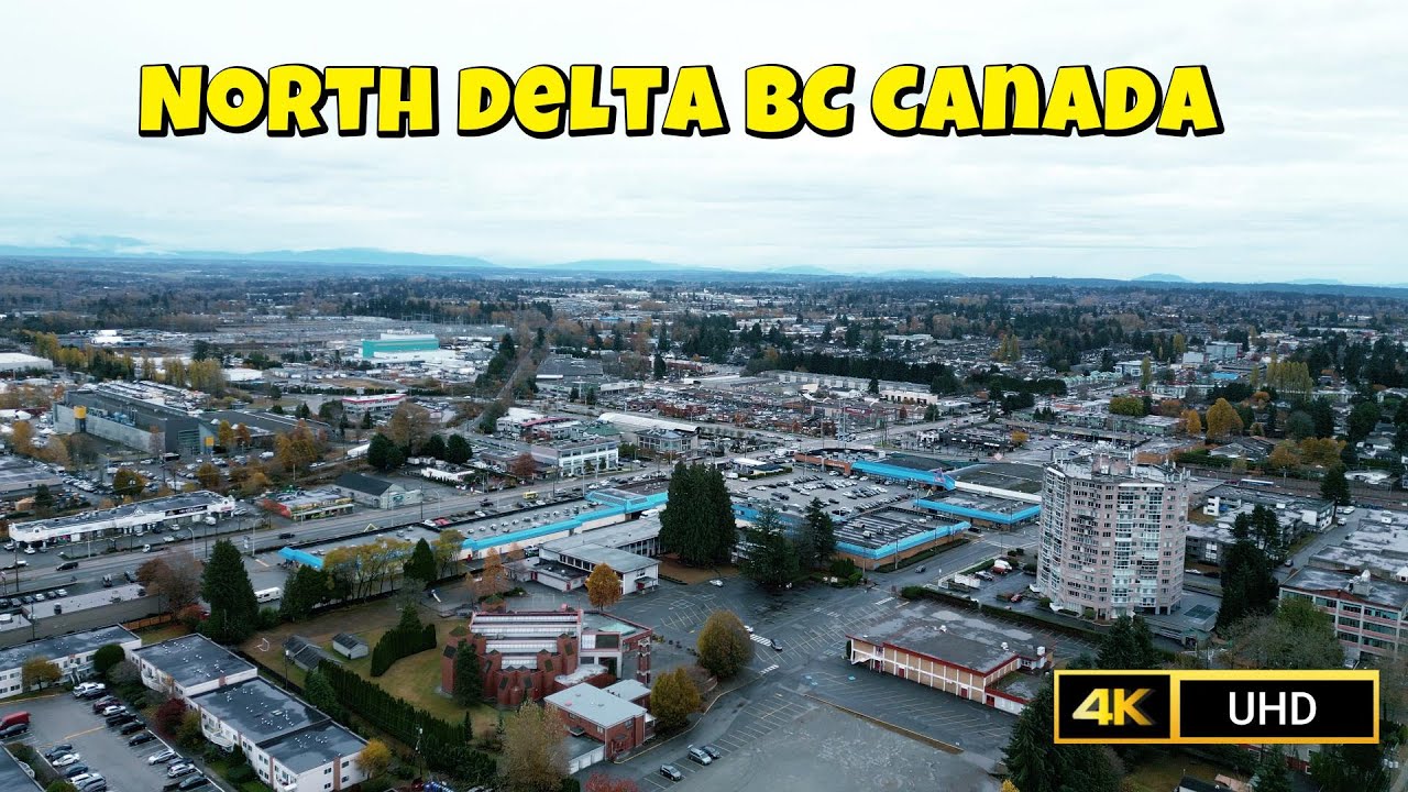 North Delta BC Canada Drone 4K