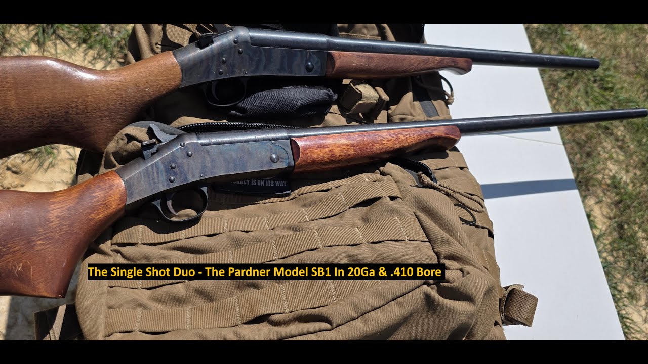 Однозарядный дуэт — NEF Pardner 20-го калибра и .410 Bore