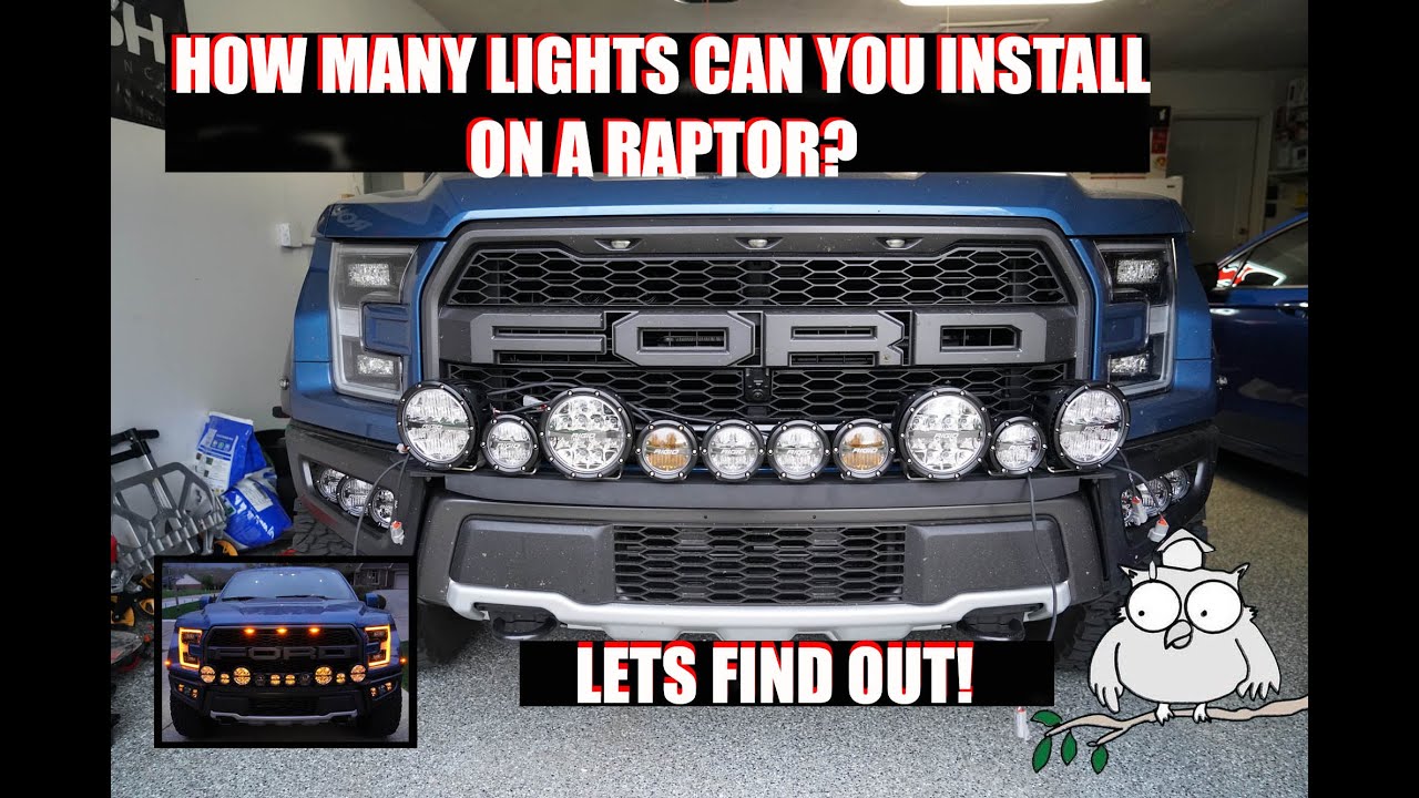 2017-2020 FORD F-150 RAPTOR UNIVERSAL LED LIGHT MOUNT RIGID INDUSTRIES 360 BAR 17 18 19 20 2019 2018