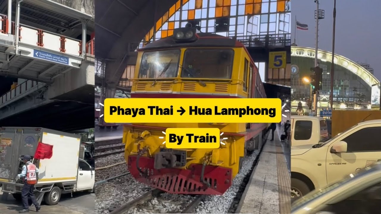 How to Get from Phaya Thai to Hua Lamphong by Train (Often Free!) 🚆 | Bangkok Travel Guide