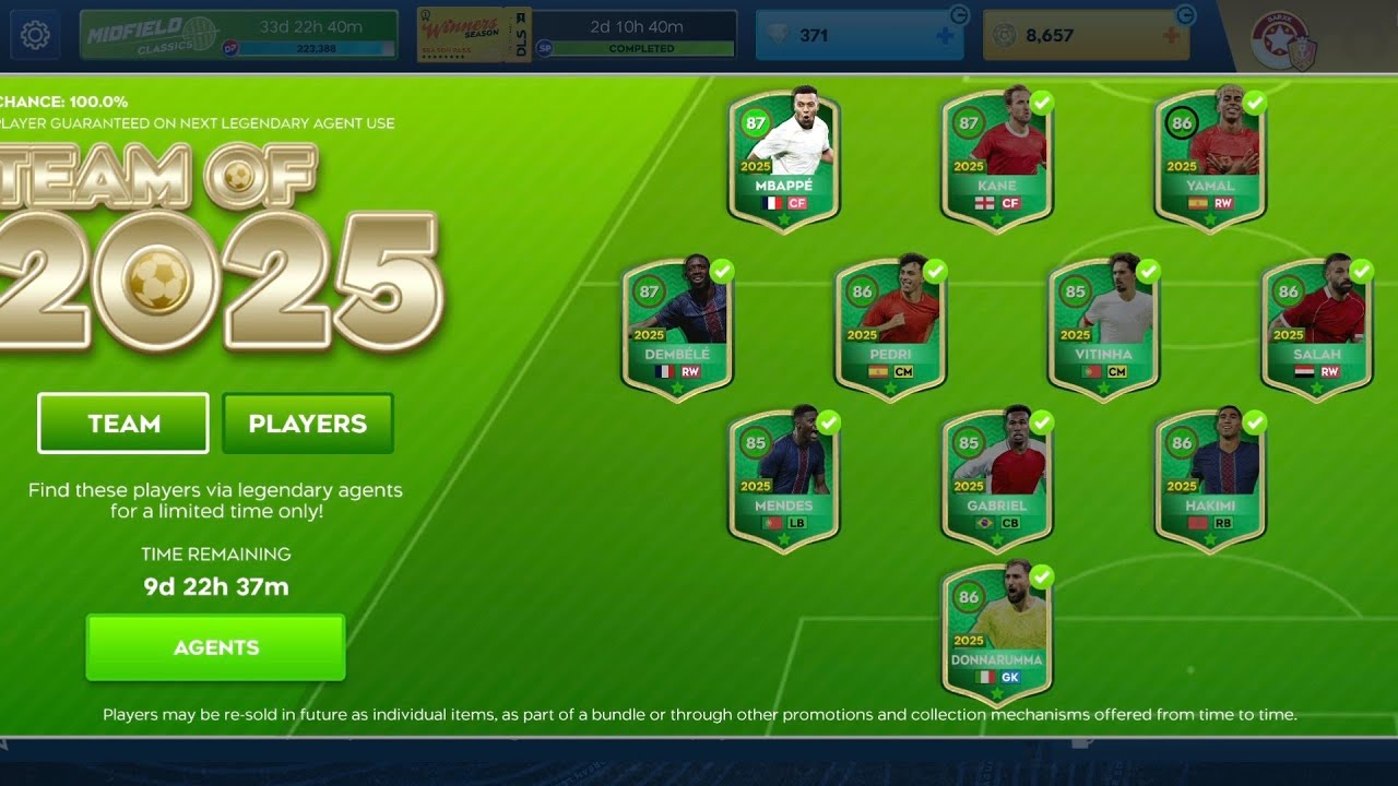 I got all the #dls26 TO25 players #dreamleaguesoccer #dls #toty 