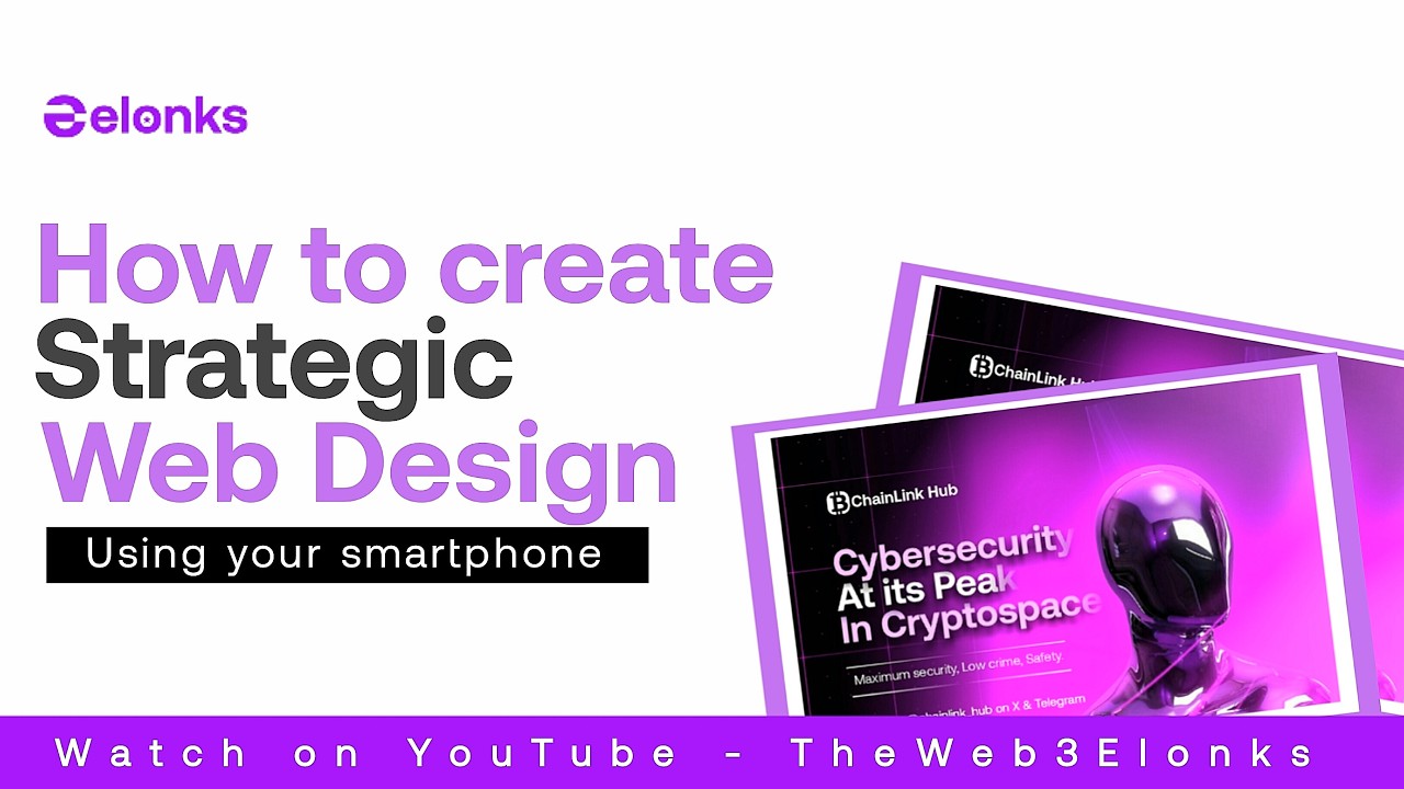 How to create Strategic Web3 design using your smartphone | PSCC, Pixellab, Snapseed.