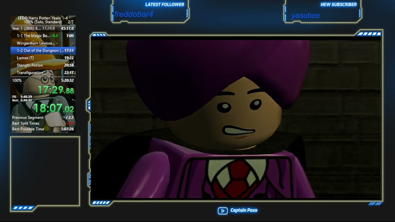 [WR] Lego Harry Potter Years 1-4: 100% standard Speedrun in 5:08:07