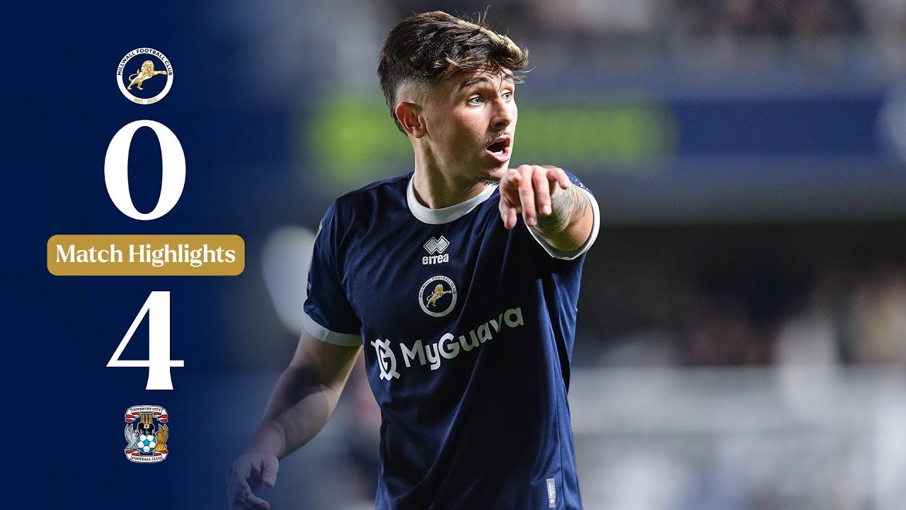 Millwall 0-4 Coventry City | Highlights