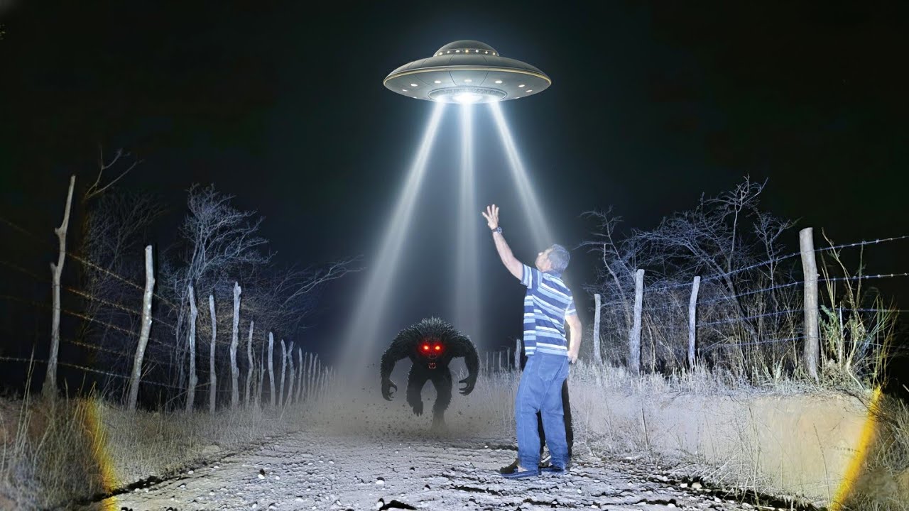 FUI ATRÁS DAS LUZES ASSUSTADORAS NA ESTRADA MAL ASSOMBRADA 