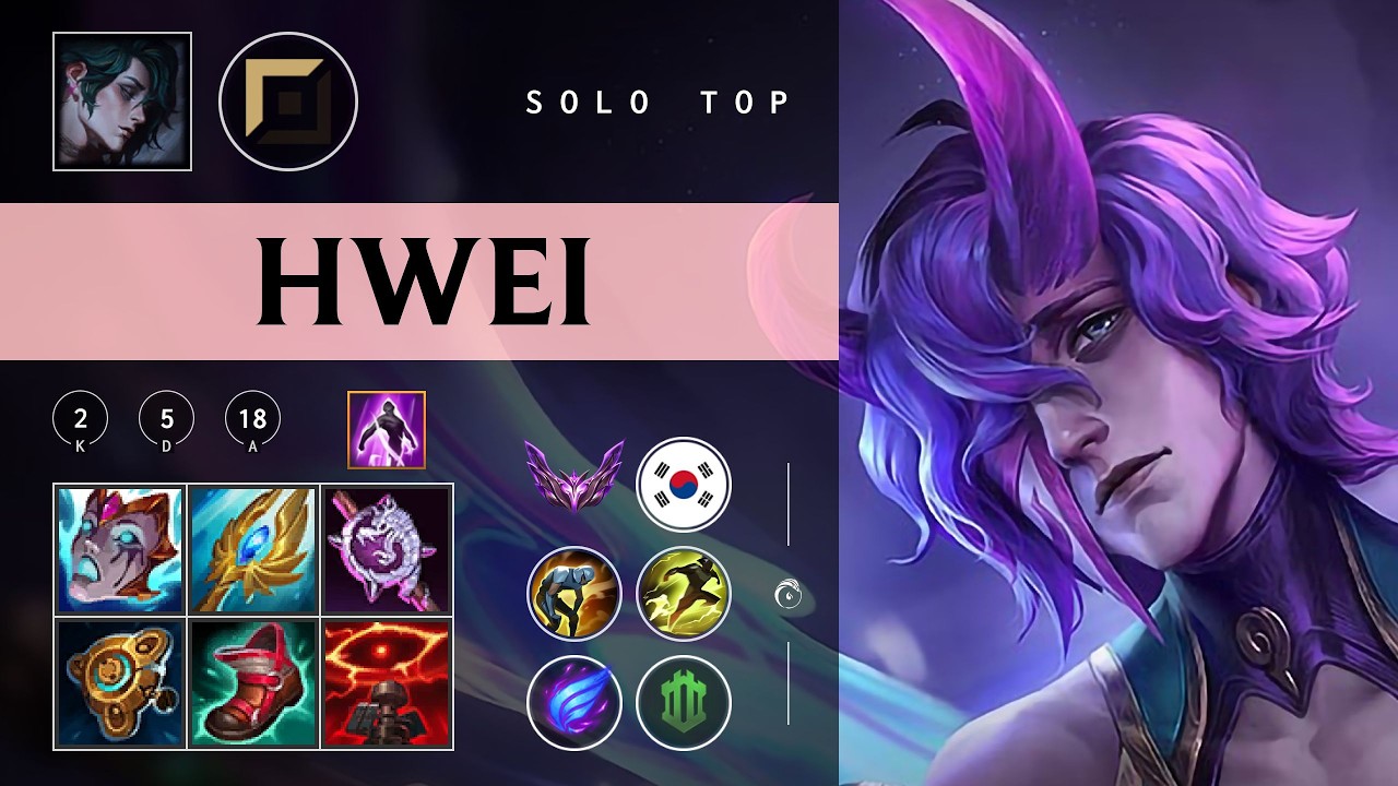 Hwei Top vs Renekton - KR Master Patch 26.05
