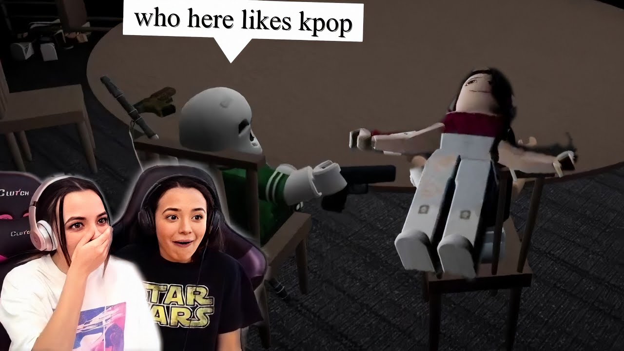 Shot for Liking Kpop in Roblox... - Merrell Twins Live (Funny Moments)