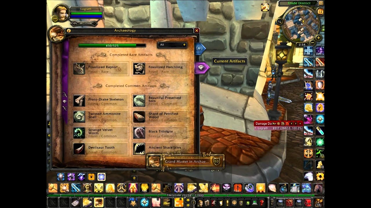 WoW: Paleontology to Zin'rokh