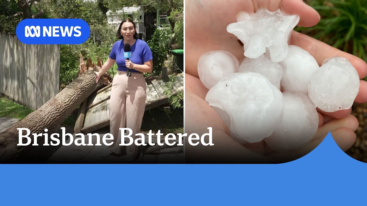 Brisbane cleans up after destructive storm | ABC NEWS