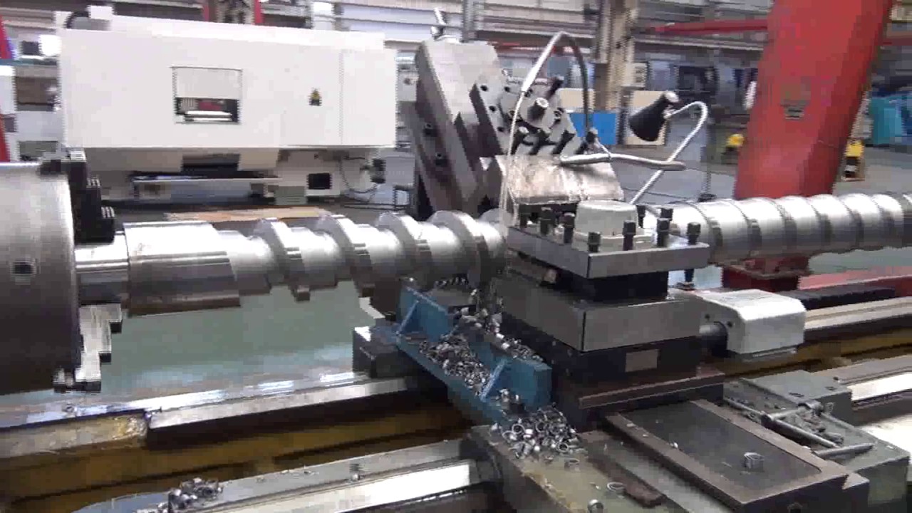 Injection molding machine screw processing cnc lathe