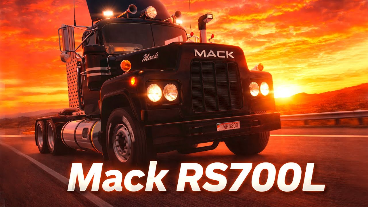 ESSE CAMINHÃO É BRUTO! MACK RS700 NO ETS 2 🚛