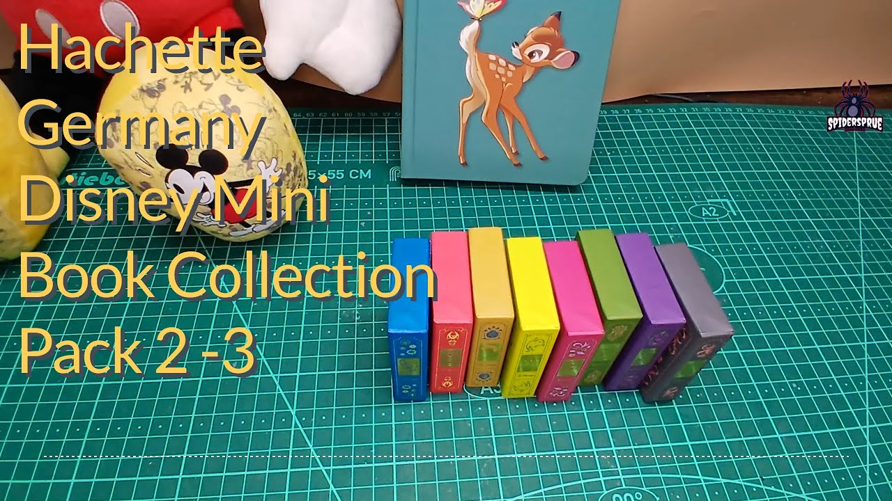 Hachette Germany Disney Miniature Book Collection PK 2 and 3
