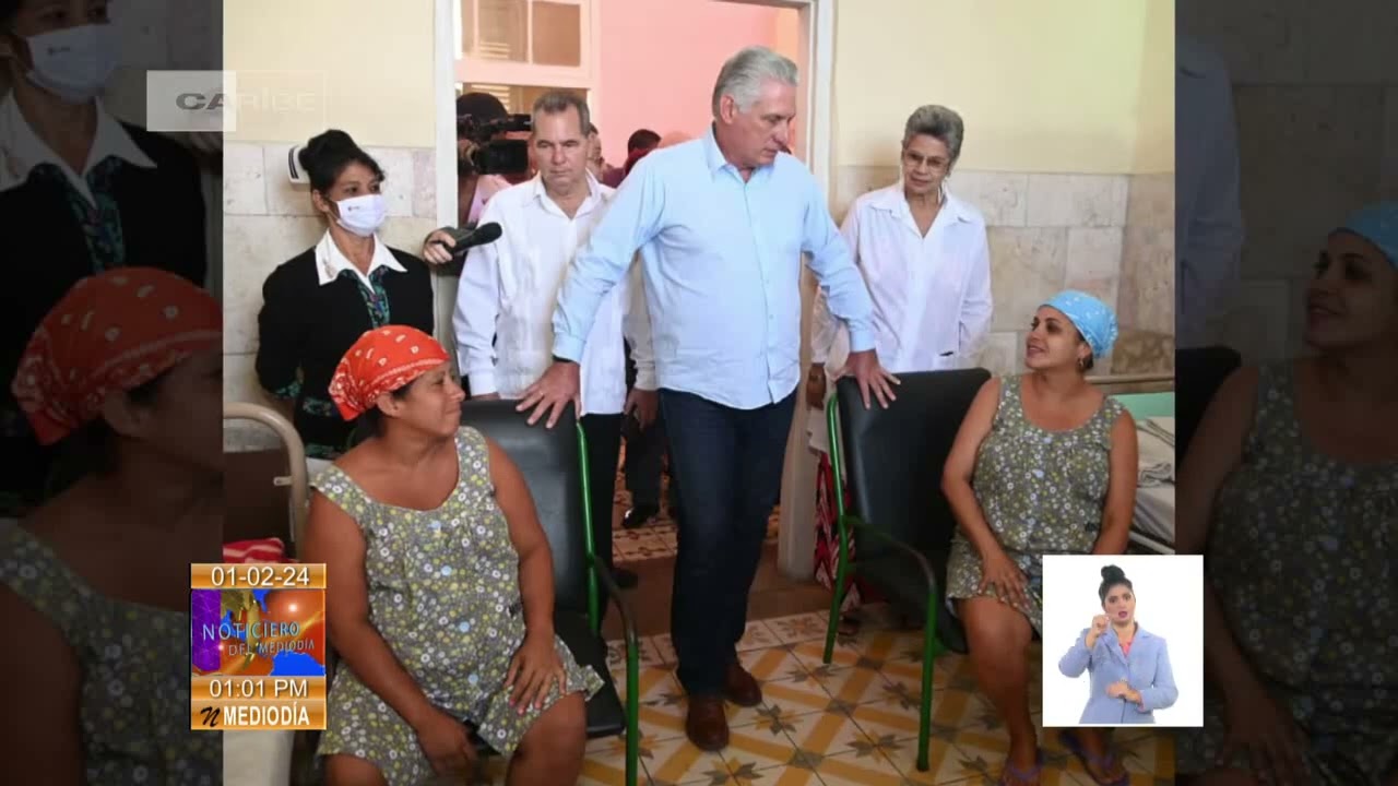 Presidente de la República inicia recorrido por Santiago de Cuba