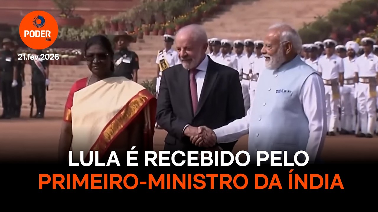 Lula é recebido pelo primeiro-ministro indiano Narendra Modi