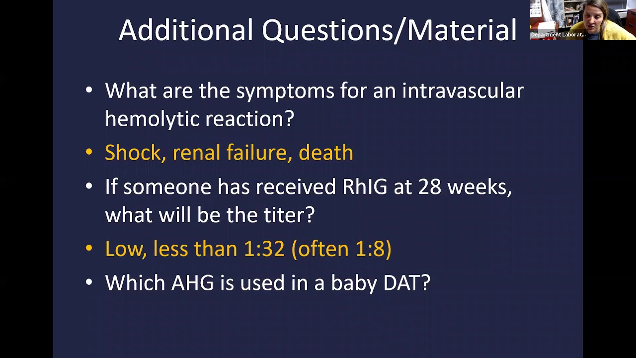 BloodBank Lecture 32 Exam 4 Review 2020