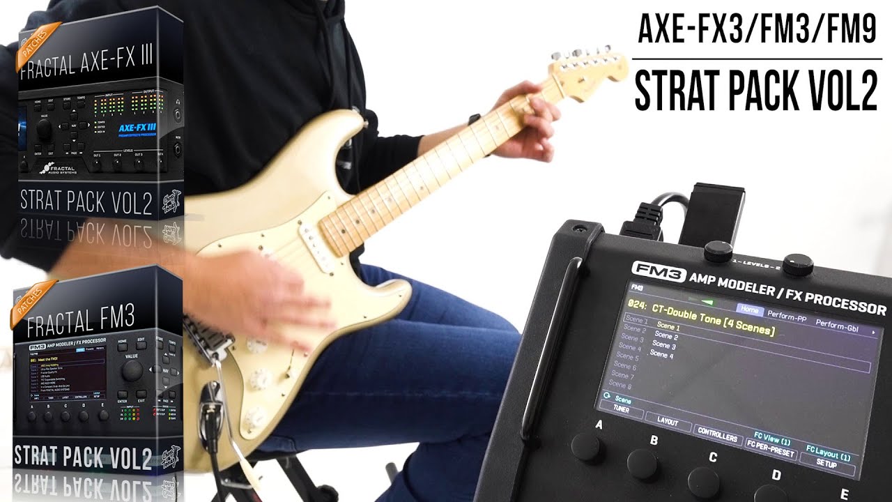Fractal Audio AXE-FX III Series / FM3 / FM9 Patches | Strat Pack vol2 | Playthrough Demo