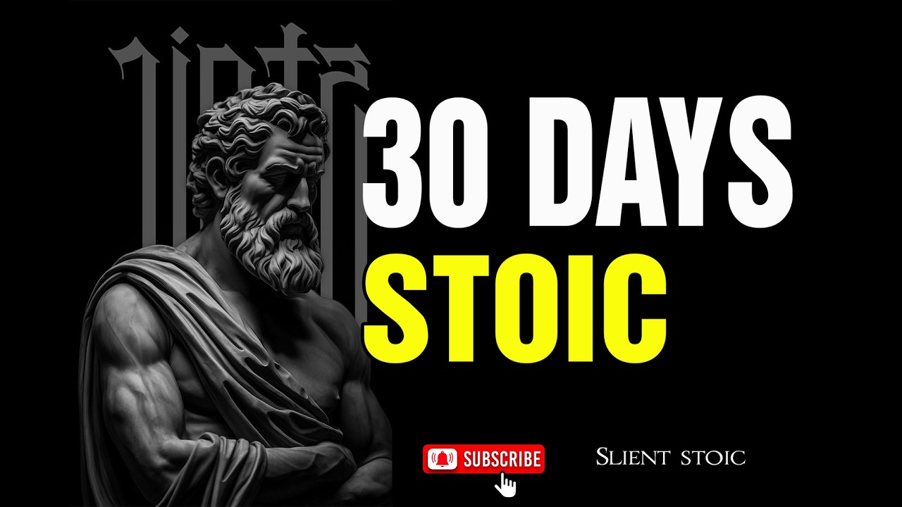 I Spent 30 Days Living Like a Stoic and Here's What Happened